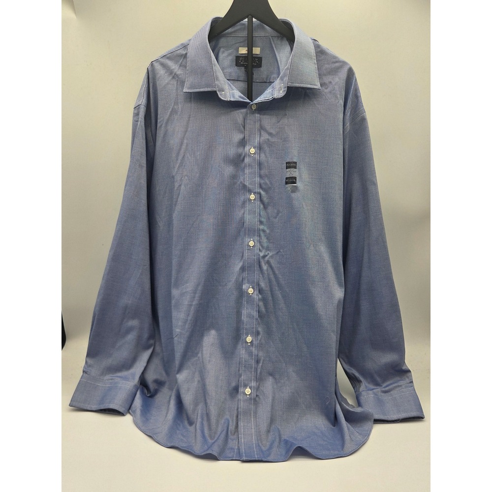 Jos. A. Bank Men's 20 36/37 Slim Fit Blue Comfort Stretch Shirt 101-759